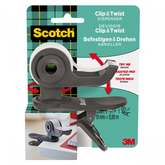 3M Scotch C19 Tapedispenser Grå