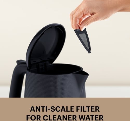 Obh Morning Kettle 1,7l Black Vannkoker