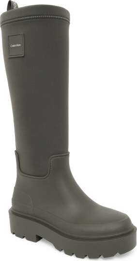 Calvin Klein Rainboot High Rubber Neo Khaki green 36 x 36