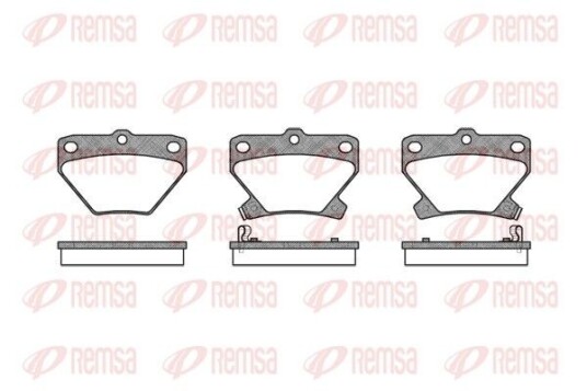 Bremseklosser REMSA 0741.02 Bremseklosser REMSA 0741.02