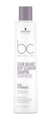Schwarzkopf BC Bonacure Clean Balance Rensende Sjampo 250ml for Farget og Tørt Hår