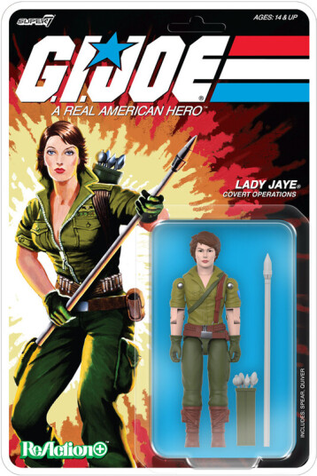 G.I. Joe ReAction+ Wv9 Lady Jaye Cartoon