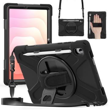 Samsung Galaxy Tab S11 Heavy Duty 360 Deksel med Håndrem Svart