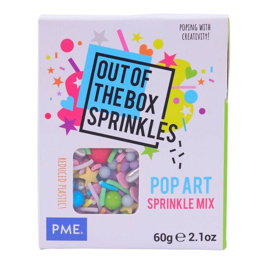 CakeSupplies PME Strøssel Pop Art Mix - 60 g