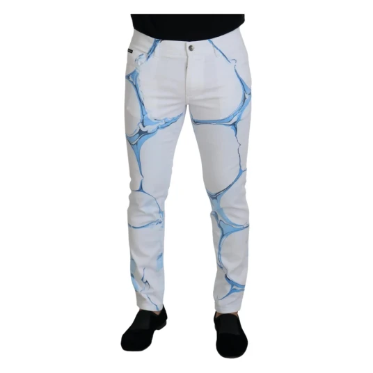 Dolce & Gabbana Herre Jeans Hvit 2XL