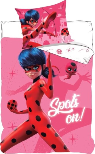 Miraculous Ladybug "Spots On" Sengetøj 100 Procent Bomuld