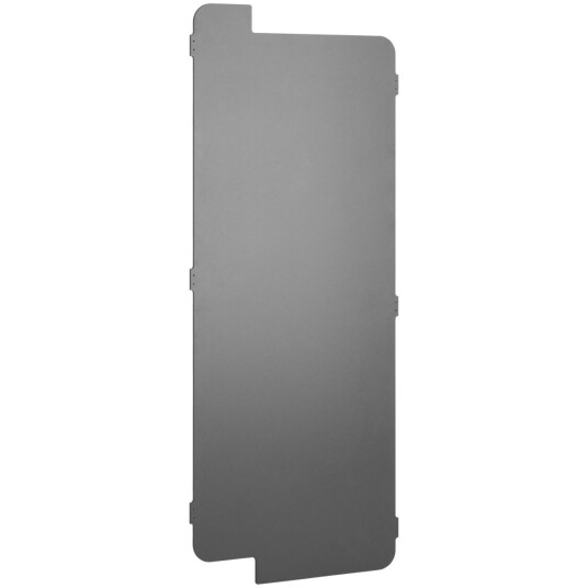 VEGA Bakvegg til kantinevogn Gorgone; 67x1x166.4 cm BxDxH; Antrasitt