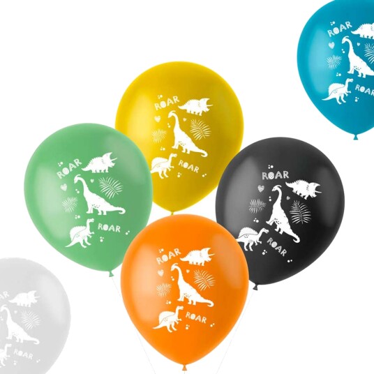 Folat Ballonger Dino Roar 6-pakning 68389 Folat Ballonger Dino Roar 6-pakning 68389