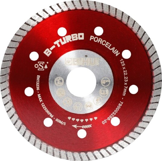 Bihui Diamantblad B-Turbo Ø125/22.2mm DCDT 125