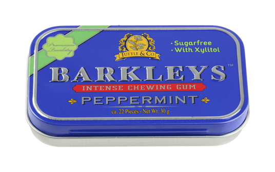 Barkleys Gum - Peppermint 30g Barkleys Gum - Peppermint 30g