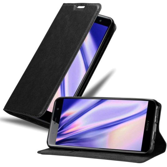 Cadorabo Lommebokdeksel Til Sony Xperia Xz2 Premium Deksel Med Magnetisk Lukking, Stativfunksjon Og Kortlomme