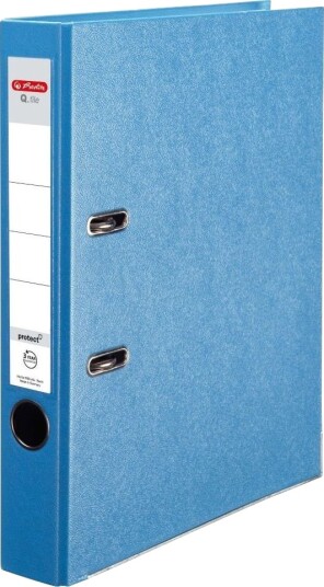 Herlitz Ringperm Med Spak A4 50 Mm Blå Wikr 071341