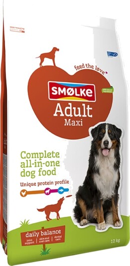 Smolke Våtfôr Adult Smølke Maxi Daily Balance Hundefôr 12 kg Smolke Våtfôr Adult Smølke Maxi Daily Balance Hundefôr 12 kg