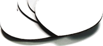 Magnetiske Lerret 4 Stk. Hjerte 10 Cm Magnetiske Lerret 4 Stk. Hjerte 10 Cm