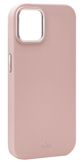 Puro Icon Mag Pro Silikon Deksel Rosa til iPhone 15