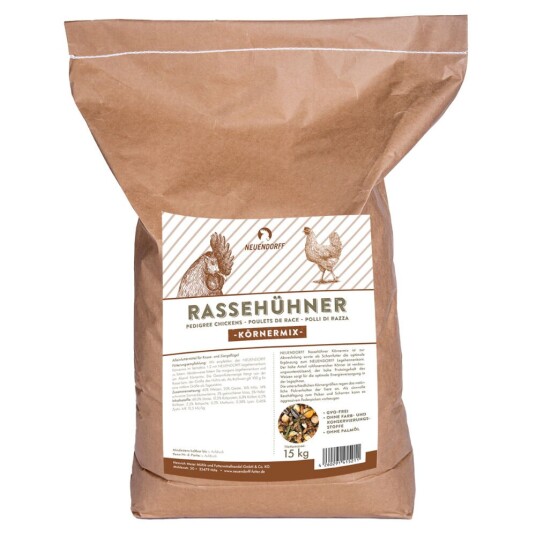 Neuendorff Premium Hobby Breed Chickens Grain Mix (Kornblanding) 15 kg Neuendorff Premium Hobby Breed Chickens Grain Mix (Kornblanding) 15 kg