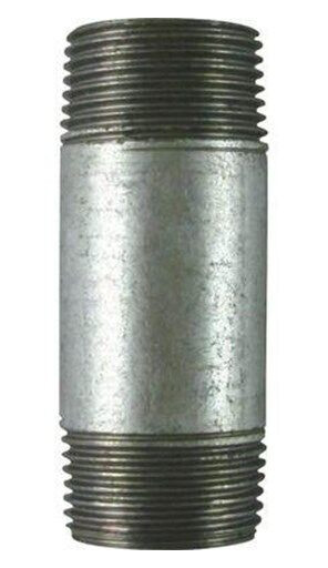Unite Barrel nipple galvanized 60 mm x 21/2 Unite Barrel nipple galvanized 60 mm x 21/2