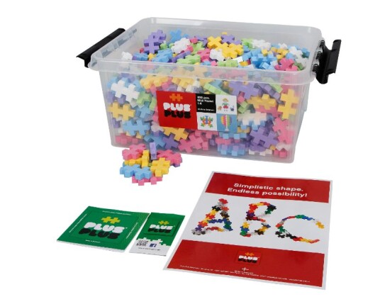 Plus-Plus Education BIG Pastel 600 stk