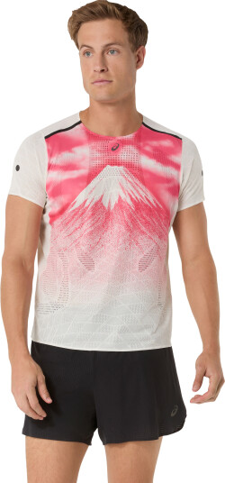 Asics Men´s Fujitrail Elite Graphic Ss Top M
