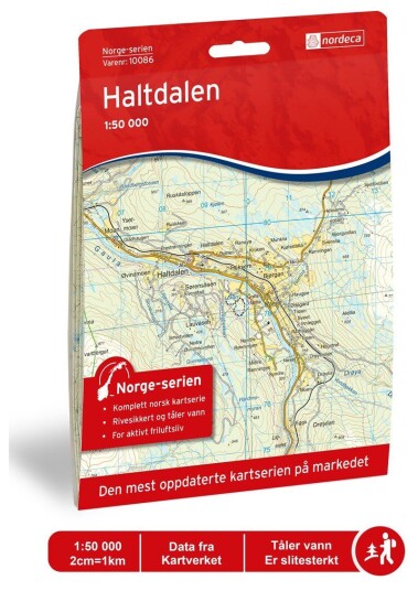 Ugland IT Nordeca Haltdalen Norge-serien 1:50 000 Turkart Ugland IT Nordeca Haltdalen Norge-serien 1:50 000 Turkart