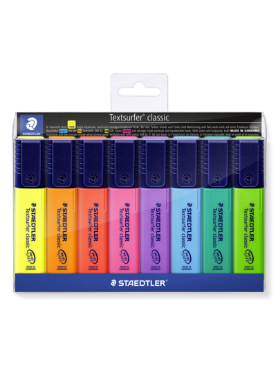 Staedtler Highlighter Textsurf.cl.8pcs.wallet Staedtler Highlighter Textsurf.cl.8pcs.wallet