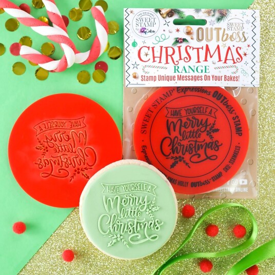 Sweet Stamp Embosser/stempel Merry Little Christmas 