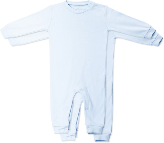 Tiny Treasure Maxime Jumpsuit 2-pack Baby Blue 68 Tiny Treasure Maxime Jumpsuit 2-pack Baby Blue 68