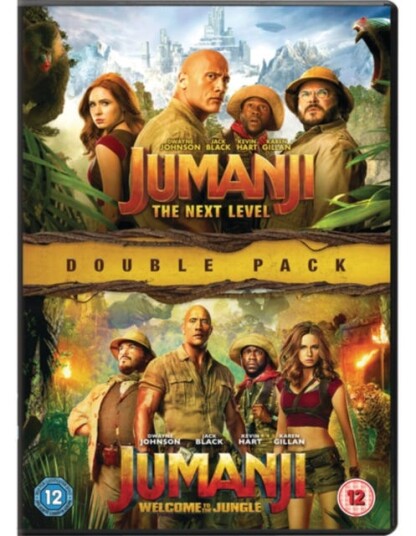 Jumanji: Welcome To The Jungle (2017) / The Next Level (2019) DVD