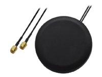 Teltonika - Antenne - mobiltelefon - 2,5 dBi (hoved), 2 dBi (aux) - takmonterbar, skruemontering - for Teltonika RUT200, RUT956 Teltonika - Antenne - mobiltelefon - 2,5 dBi (hoved), 2 dBi (aux) - takmonterbar, skruemontering - for Teltonika RUT200, RUT956