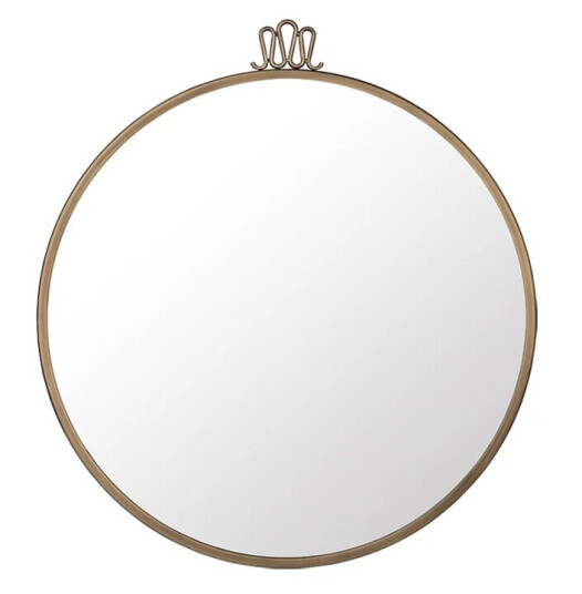 Gubi Randaccio speil antique brass, medium Gubi Randaccio speil antique brass, medium