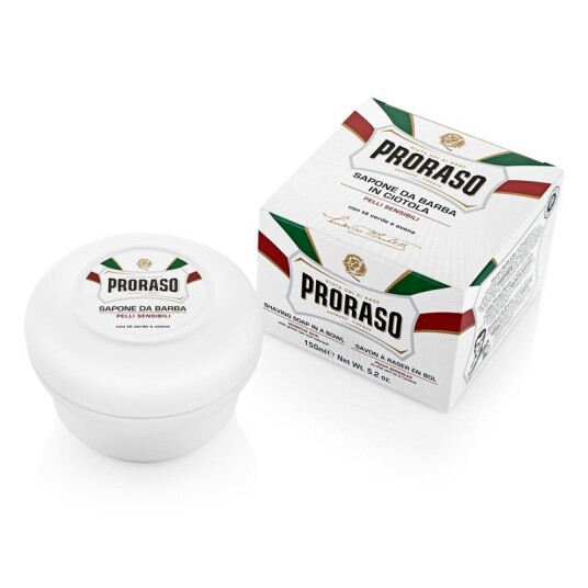 Proraso Barbersåpe i Skål Green Tea &amp; Oatmeal
