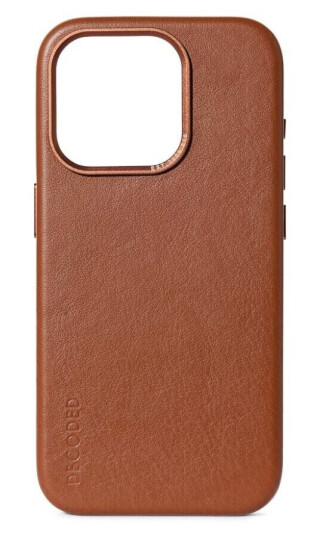 Decoded Iphone 15 Plus Deksel Leather Backcover Tan
