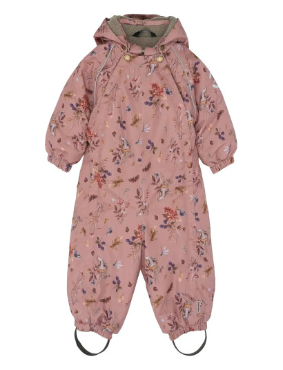 mikk-line Polyester Baby Suit Aop Floral Pink 86 mikk-line Polyester Baby Suit Aop Floral Pink 86