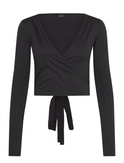 Gina Tricot Soft Wrap Yoga Cardigan Black XS Gina Tricot Soft Wrap Yoga Cardigan Black XS