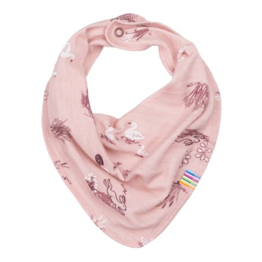 Joha Goose ull/bambus smekkeskjerf rosa