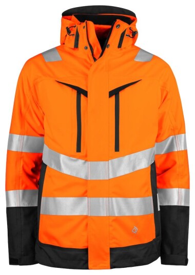 ProJob 6445 Funksjonsjakke 3 I 1 En Iso 20471 Kl 3/2 Orange/Black 2XL ProJob 6445 Funksjonsjakke 3 I 1 En Iso 20471 Kl 3/2 Orange/Black 2XL
