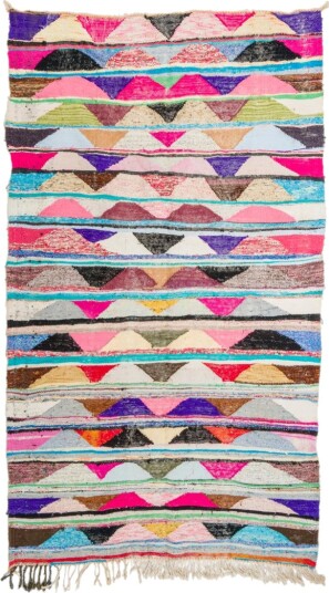 Marokkansk Boucherouite teppe 145 x 250 cm Størrelse: 145 x 250 cm