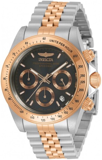 Invicta Herreklokke 30993 Speedway Mørkegrå/Rose gulltonet stål Invicta Herreklokke 30993 Speedway Mørkegrå/Rose gulltonet stål