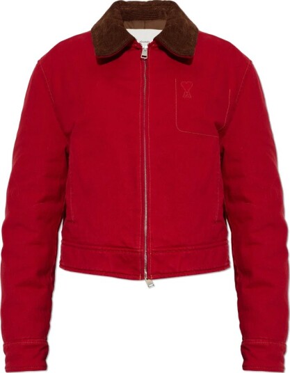 Ami Paris Dame Jakker Rød XS, Ami Paris Dame Jakker Rød XS,