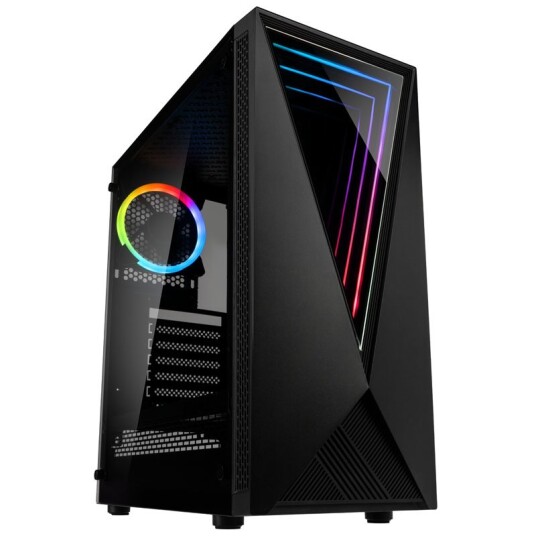 Kolink VOID RGB Midi Tower Kabinett med Herdet Glass Svart