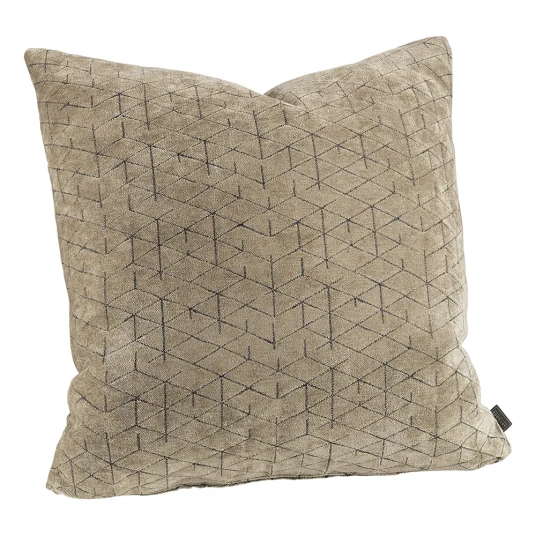 Artwood Laurel Diamond taupe putetrekk 60x60 cm