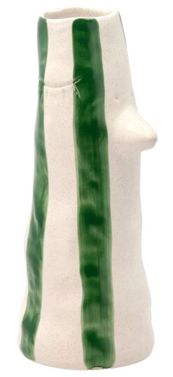 Villa Collection Styles vase med nebb og øyevipper 26 cm Green