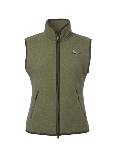 Chevalier Mainstone Fleecevest Khaki Green Dame 38W