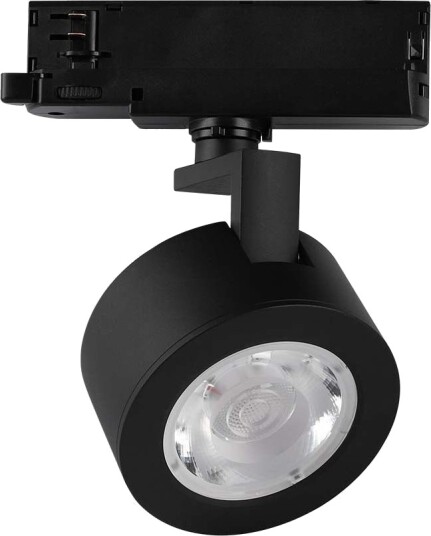 30W LED COB Skinnespot   3i1 Sort Hus   Kulør : 3 i 1