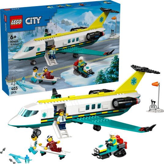 LEGO City Redningsmannskap ambulansefly 60465
