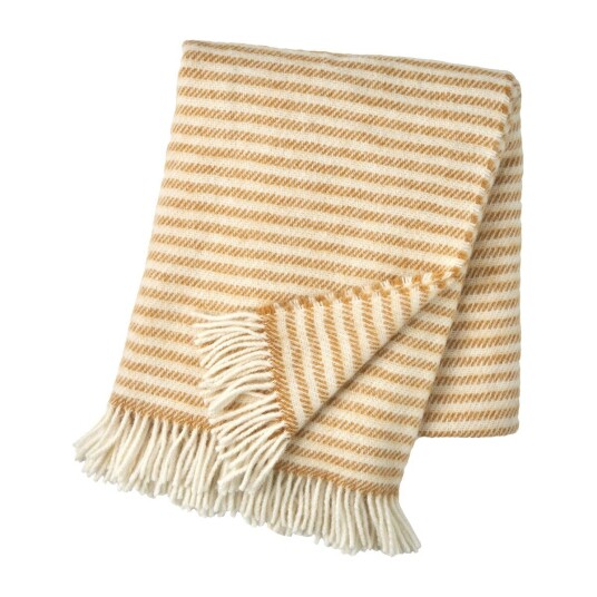 Scandi Living Tidal ullpledd 130 x 180 cm Mustard Scandi Living Tidal ullpledd 130 x 180 cm Mustard