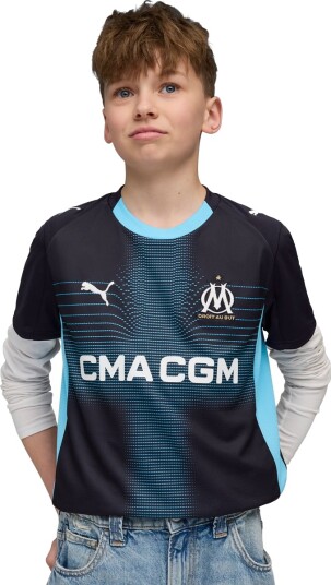 Olympique de Marseille 25/26 Bortetrøye Barn Svart 128