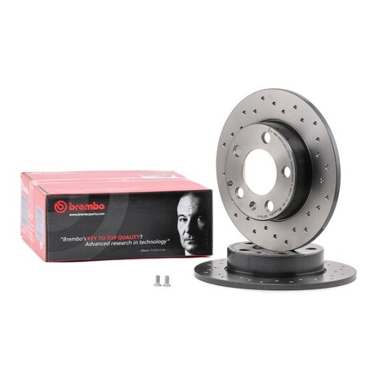 Bremseskive BREMBO 08.7165.1X Bremseskive BREMBO 08.7165.1X