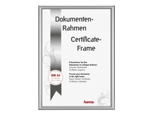 Hama Detroit Aluminium Sølv Enkel Bilderamme Gloss Bord 15 X 20 Cm