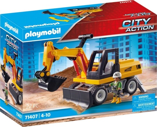 Playmobil City Action Gravemaskin 4+ År 22 Deler